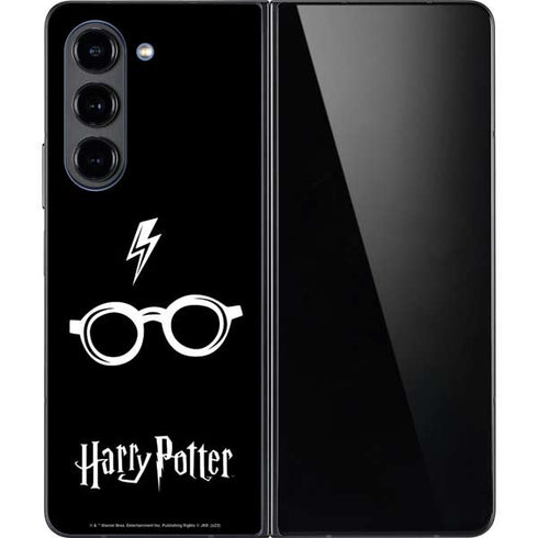 Wizarding World Harry Potter Scar and Glasses Galaxy Z Fold5 5G Skin