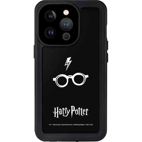 Wizarding World Harry Potter Scar and Glasses iPhone 14 Pro Waterproof Case