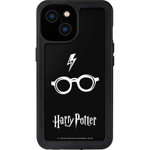 Wizarding World Harry Potter Scar and Glasses iPhone 15 Waterproof Case