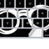 Wizarding World Harry Potter Scar and Glasses Magic Keyboard Skin