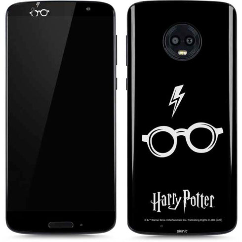 Wizarding World Harry Potter Scar and Glasses Moto G6 Skin