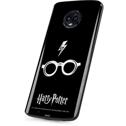 Wizarding World Harry Potter Scar and Glasses Moto G6 Skin