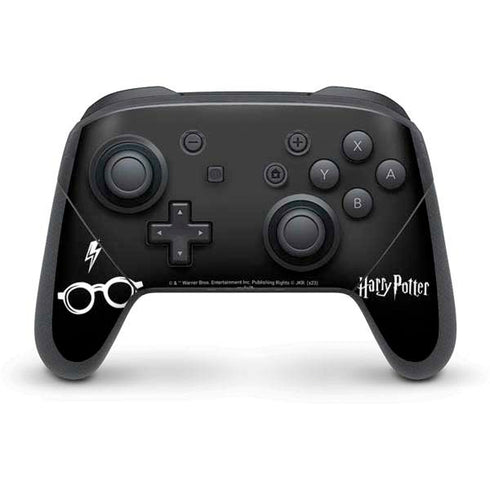 Wizarding World Harry Potter Scar and Glasses Nintendo Switch Pro Controller Skin