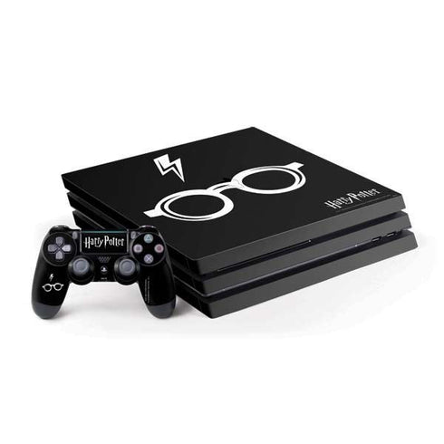 Wizarding World Harry Potter Scar and Glasses PS4 Pro Bundle Skin