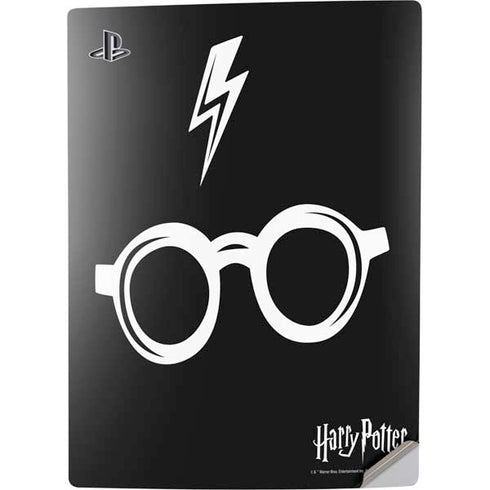 Wizarding World Harry Potter Scar and Glasses PS5 Digital Edition Console Skin