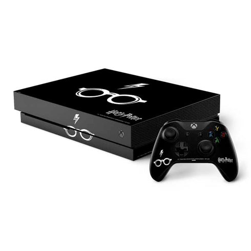 Wizarding World Harry Potter Scar and Glasses Xbox One X Bundle Skin