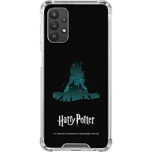 Wizarding World Harry Potter Hats and Hogwarts Galaxy A32 5G Clear Case