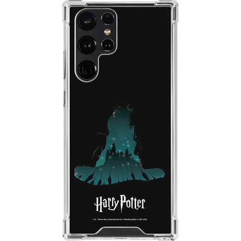 Wizarding World Harry Potter Hats and Hogwarts Galaxy S23 Ultra Clear Case