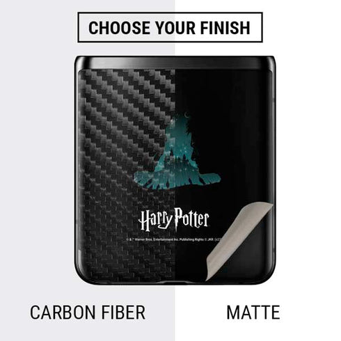 Wizarding World Harry Potter Hats and Hogwarts Galaxy Z Flip Skin