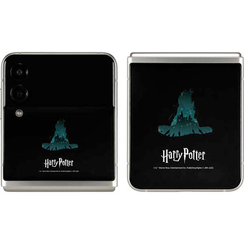 Wizarding World Harry Potter Hats and Hogwarts Galaxy Z Flip3 5G Skin