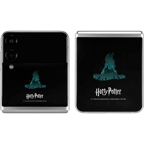 Wizarding World Harry Potter Hats and Hogwarts Galaxy Z Flip4 5G Skin