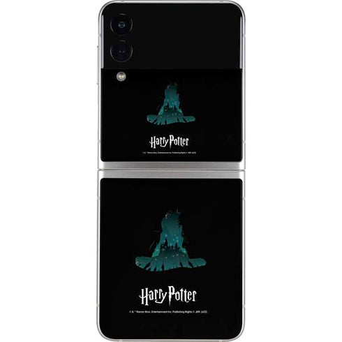 Wizarding World Harry Potter Hats and Hogwarts Galaxy Z Flip4 5G Skin