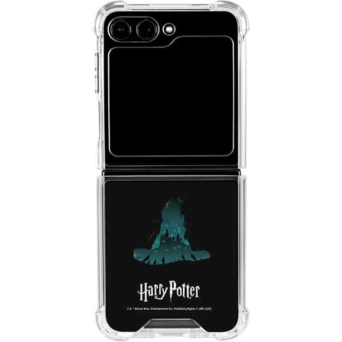 Wizarding World Harry Potter Hats and Hogwarts Galaxy Z Flip5 5G Clear Case