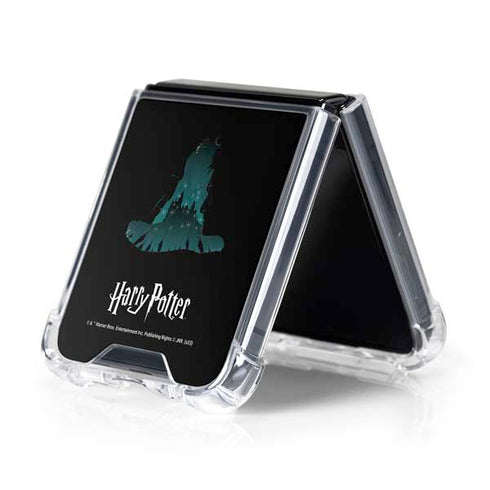 Wizarding World Harry Potter Hats and Hogwarts Galaxy Z Flip5 5G Clear Case