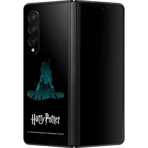 Wizarding World Harry Potter Hats and Hogwarts Galaxy Z Fold3 5G Skin