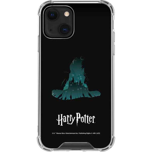 Wizarding World Harry Potter Hats and Hogwarts iPhone 14 Clear Case