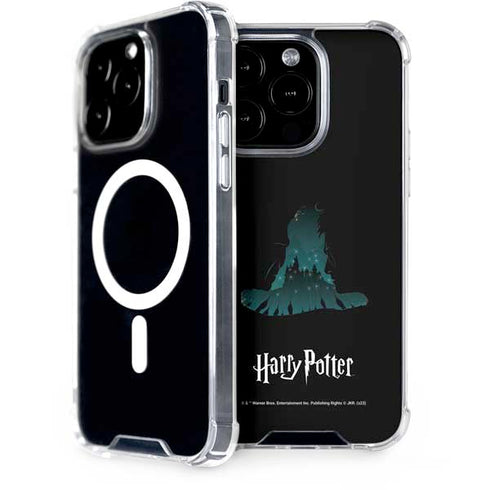 Wizarding World Harry Potter Hats and Hogwarts iPhone 15 Pro MagSafe Case