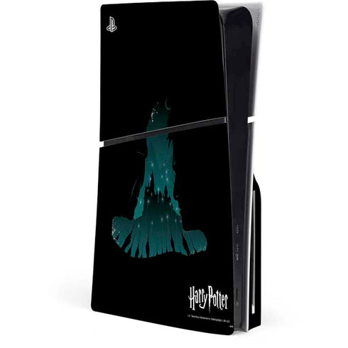 Wizarding World Harry Potter Hats and Hogwarts PS5 Slim Disk Console Skin