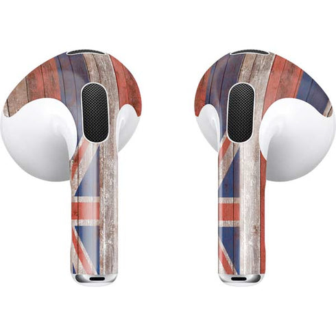 Hawaiian Flag Dark Wood Apple AirPods (3rd Gen 2021) Skin
