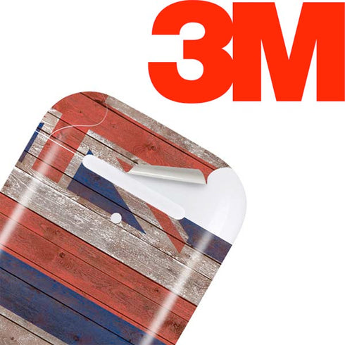 Hawaiian Flag Dark Wood Apple AirPods Skin