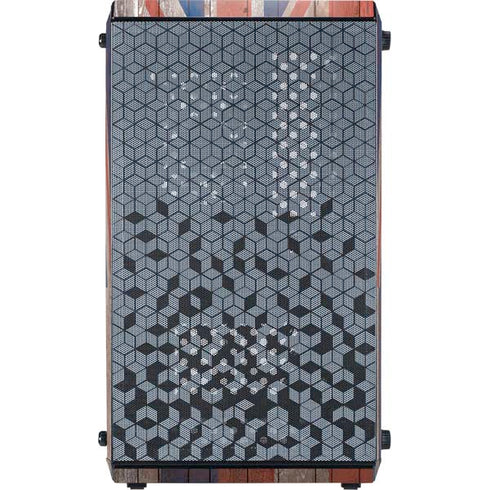 Hawaiian Flag Dark Wood Cooler Master MasterBox Q300L Mini Tower Skin