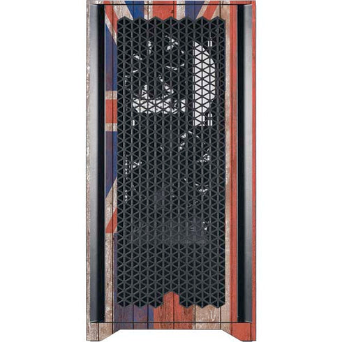 Hawaiian Flag Dark Wood Corsair 4000D Tempered Glass Mid-Tower ATX Case Skin