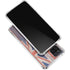Hawaiian Flag Dark Wood Galaxy A12 Clear Case