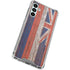 Hawaiian Flag Dark Wood Galaxy A13 5G Clear Case