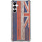 Hawaiian Flag Dark Wood Galaxy A14 5G Clear Case
