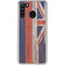 Hawaiian Flag Dark Wood Galaxy A21 Clear Case