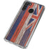 Hawaiian Flag Dark Wood Galaxy A21 Clear Case