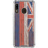 Hawaiian Flag Dark Wood Galaxy A30 Clear Case