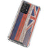 Hawaiian Flag Dark Wood Galaxy A52 5G Clear Case