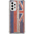 Hawaiian Flag Dark Wood Galaxy A53 5G Clear Case