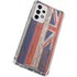 Hawaiian Flag Dark Wood Galaxy A53 5G Clear Case