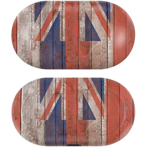 Hawaiian Flag Dark Wood Galaxy Buds Skin