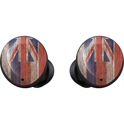 Hawaiian Flag Dark Wood Galaxy Buds Skin