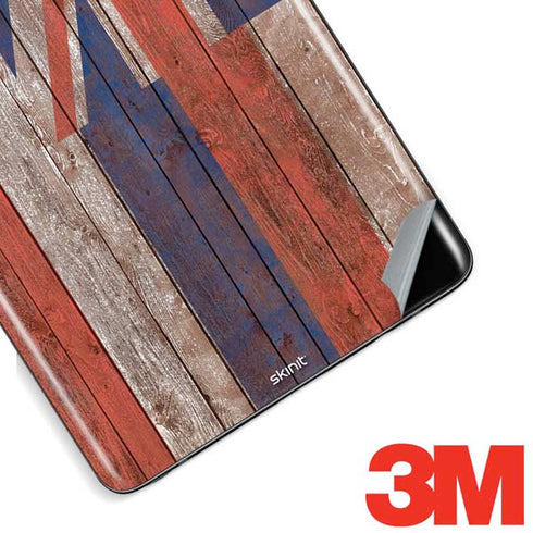 Hawaiian Flag Dark Wood Galaxy Note 8 Skin