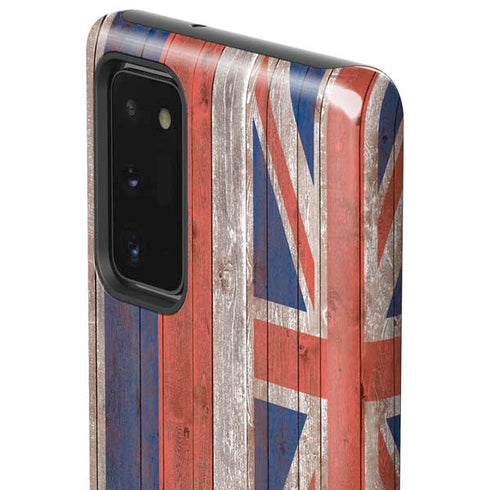 Hawaiian Flag Dark Wood Galaxy Note20 5G Pro Case