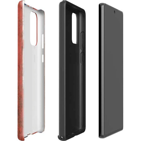 Hawaiian Flag Dark Wood Galaxy Note20 5G Pro Case