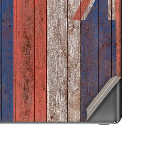 Hawaiian Flag Dark Wood Galaxy Note20 5G Skin