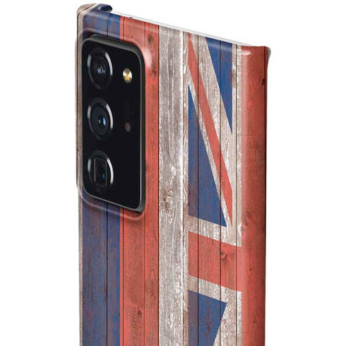 Hawaiian Flag Dark Wood Galaxy Note20 Ultra 5G Lite Case