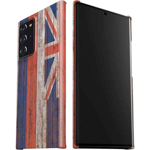Hawaiian Flag Dark Wood Galaxy Note20 Ultra 5G Lite Case