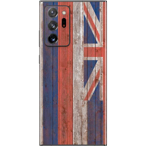 Hawaiian Flag Dark Wood Galaxy Note20 Ultra 5G Skin