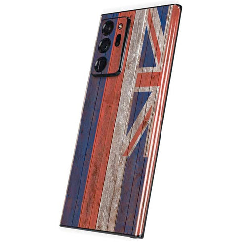 Hawaiian Flag Dark Wood Galaxy Note20 Ultra 5G Skin