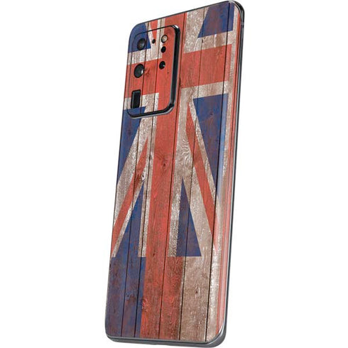 Hawaiian Flag Dark Wood Galaxy S20 Ultra 5G Skin