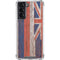 Hawaiian Flag Dark Wood Galaxy S21 5G Clear Case