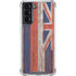 Hawaiian Flag Dark Wood Galaxy S21 5G Clear Case