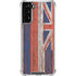 Hawaiian Flag Dark Wood Galaxy S21 FE Clear Case