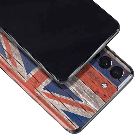 Hawaiian Flag Dark Wood Galaxy S21 Plus 5G Skin